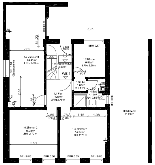 EG Grundriss 71,18 qm