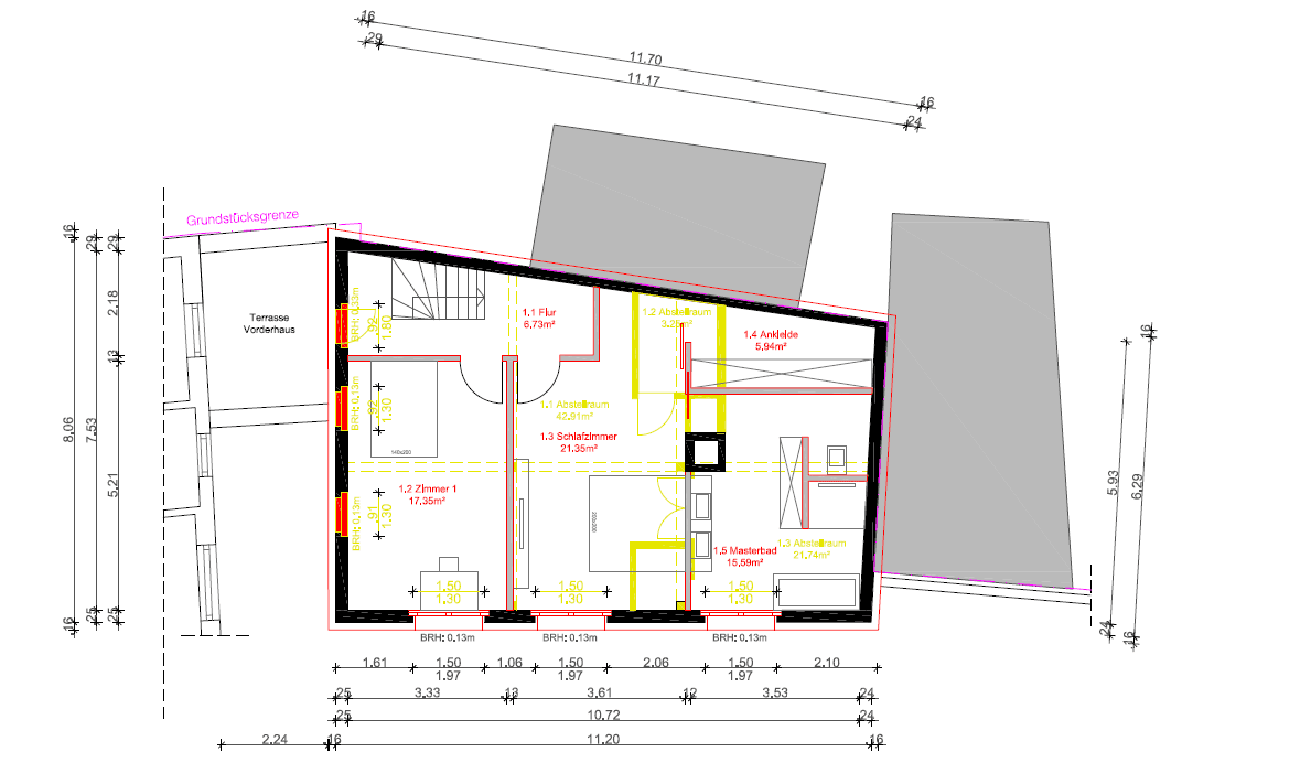 Grundriss DG (Variante)
