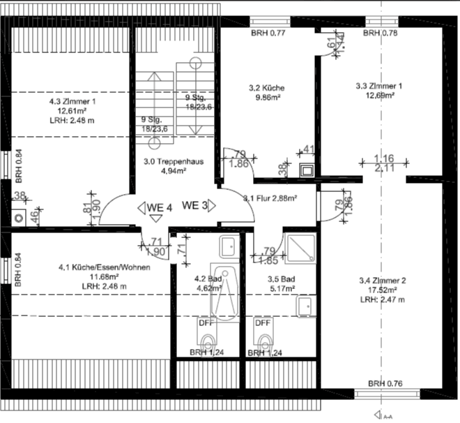 Grundriss Dachgeschoss