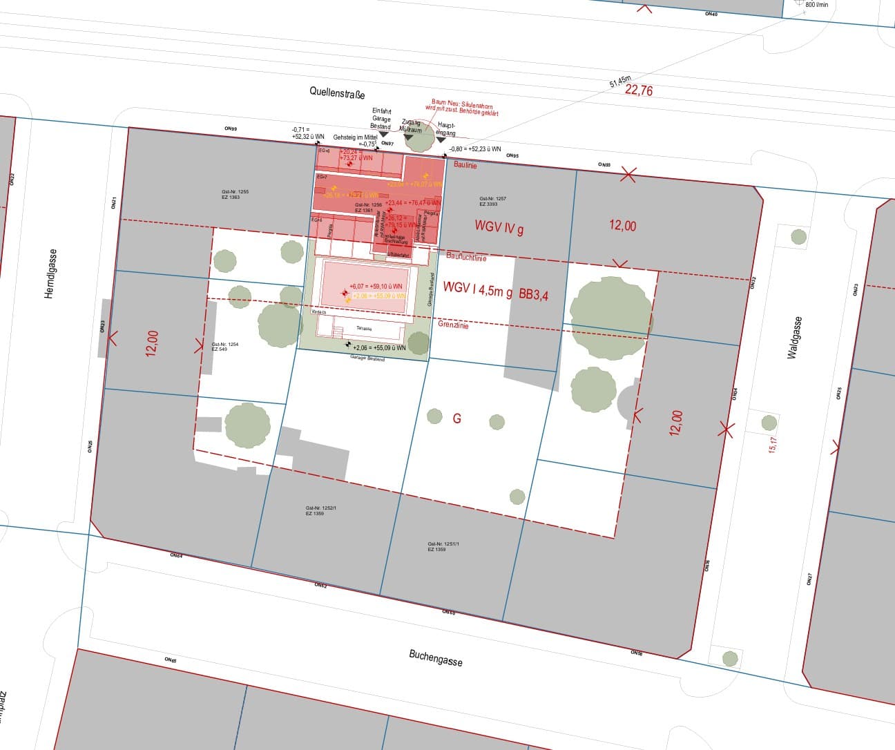 Lageplan Quellenstraße