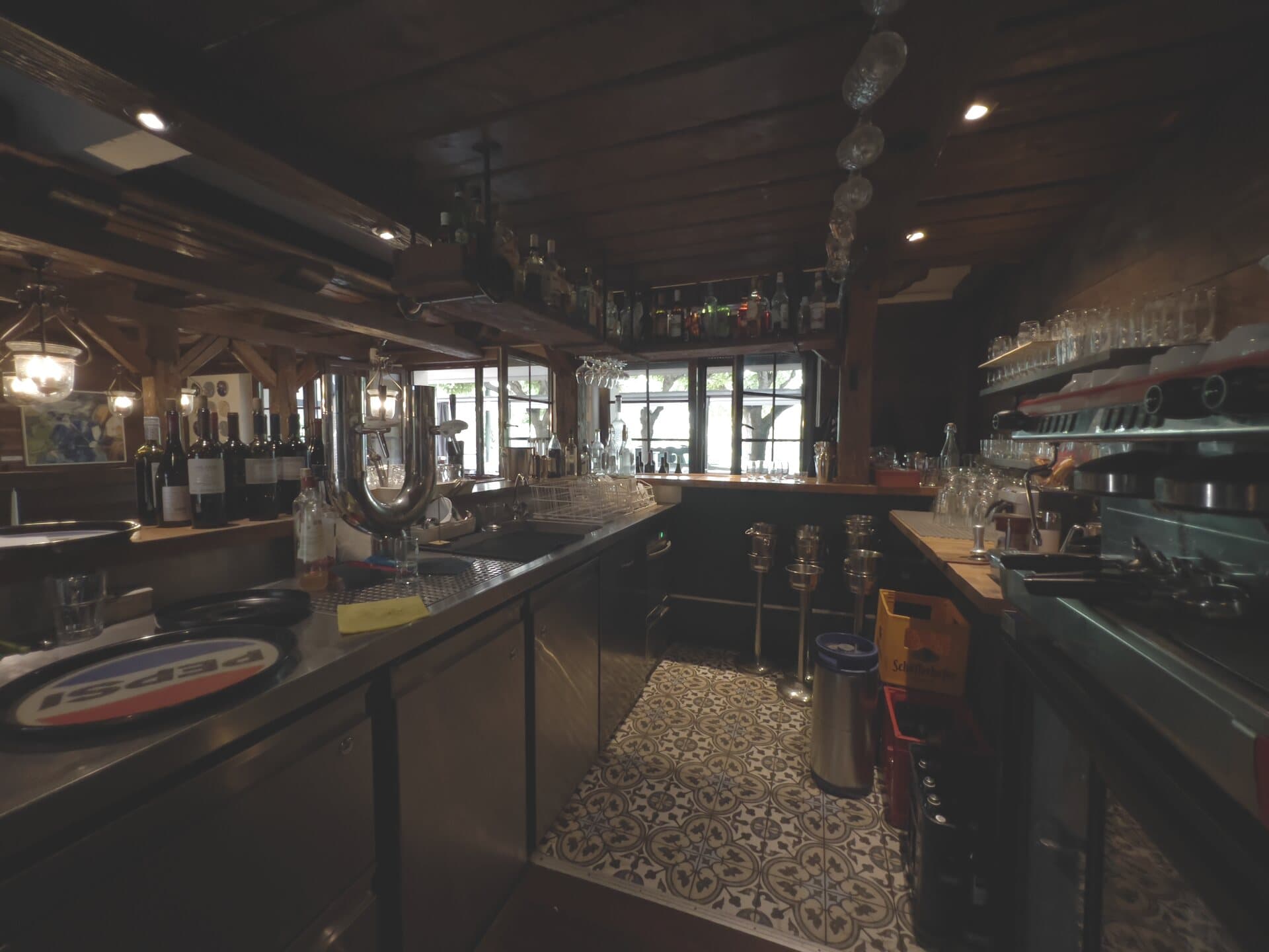 Bar und Servicebereich